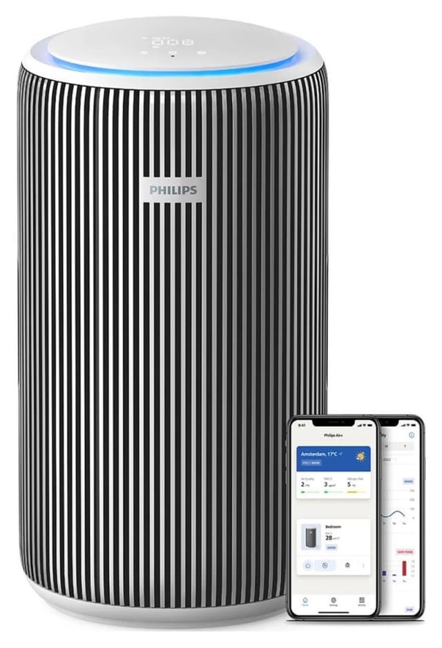 تصفیهکننده هوا Philips سری 3200 با پوشش تا 135 m2 و هوای پاک 520 m3/sa مدل AC3220/10 تصفیهکننده هوا Philips سری 3200 با پوشش تا 135 m2 و هوای پاک 520 m3/sa مدل AC3220/10