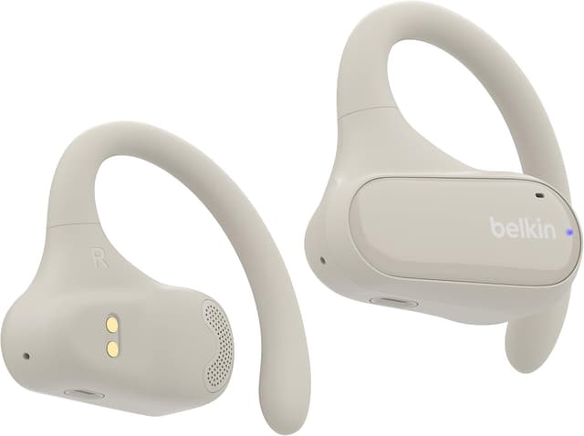 ایرباد بیسیم Belkin گوشباز SoundForm ClearFit ضدآب IPX5 رنگ شنی ایرباد بیسیم Belkin گوشباز SoundForm ClearFit ضدآب IPX5 رنگ شنی