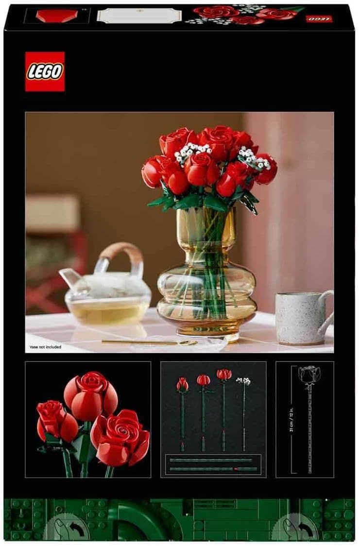 لگو Botanicals دسته گل رز مدل 10328 لگو Botanicals دسته گل رز مدل 10328