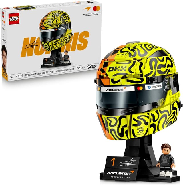 لگو 43023 Editions McLaren Mastercard F1 Team Lando Norris کلاه ایمنی لگو 43023 Editions McLaren Mastercard F1 Team Lando Norris کلاه ایمنی