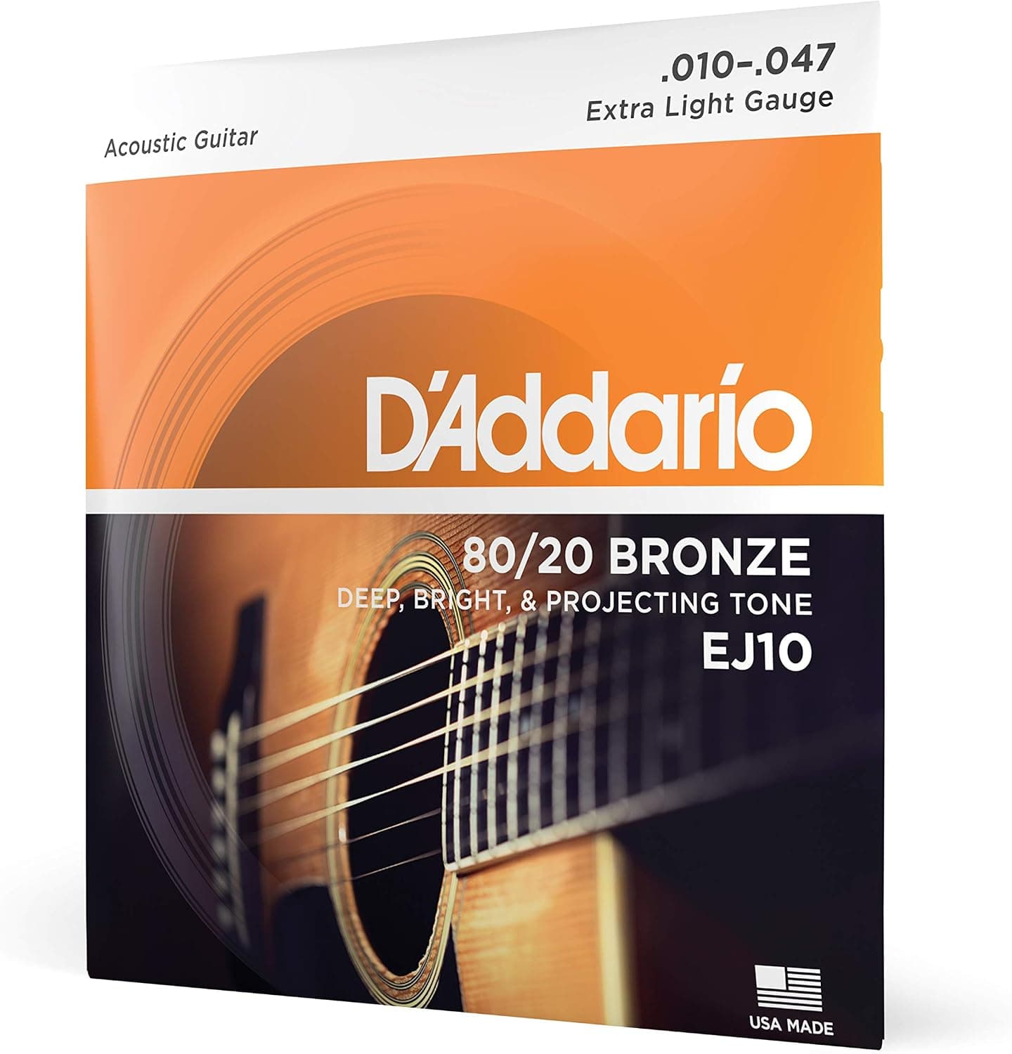 سیم گیتار آکوستیک D'Addario برنز 80/20 گیج سبک مدل EJ11 سیم گیتار آکوستیک D'Addario برنز 80/20 گیج سبک مدل EJ11