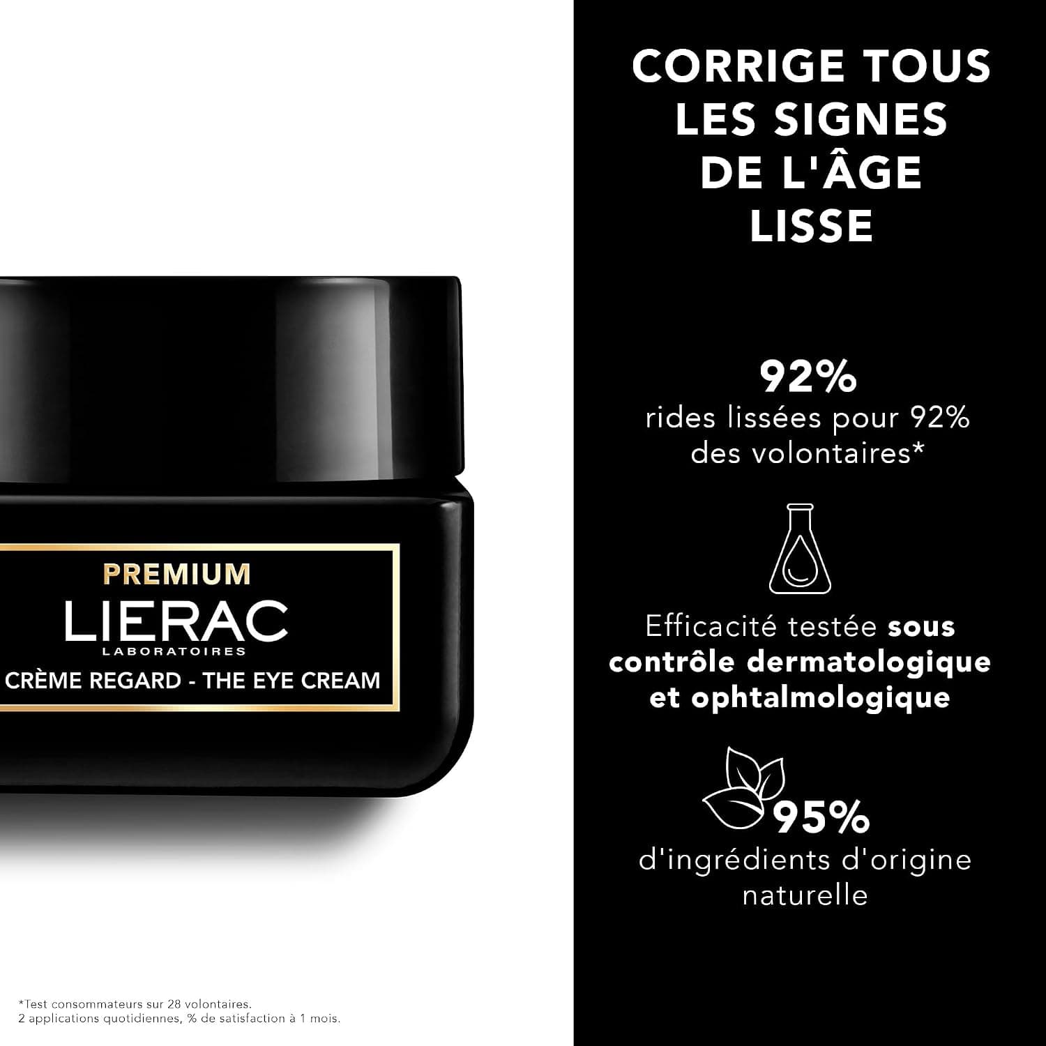 کرم دور چشم Lierac Premium ضدپیری و درخشانکننده 20 ml کرم دور چشم Lierac Premium ضدپیری و درخشانکننده 20 ml
