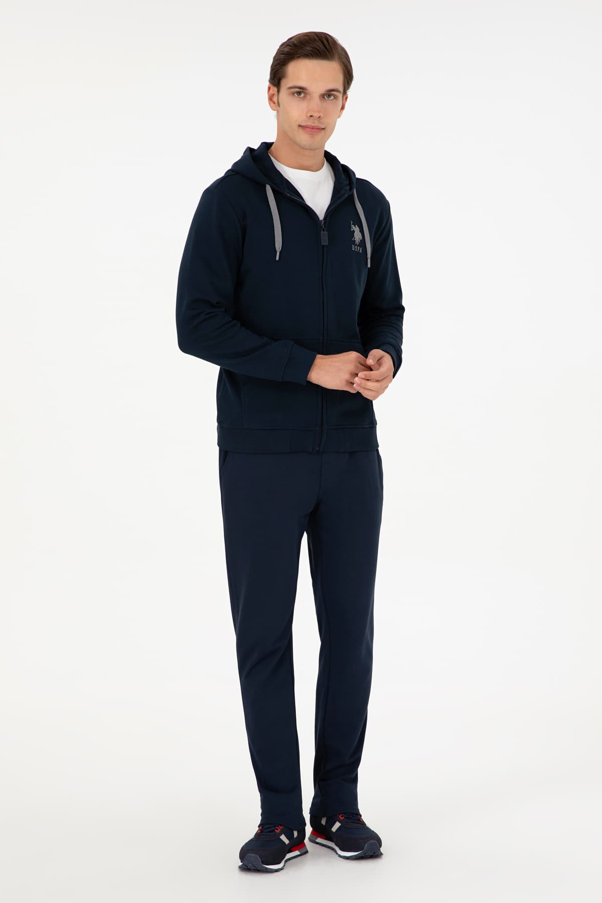 کاردیگان مردانه U.S. Polo Assn. بافت سرمهای مدل 50289028-VR033 کاردیگان مردانه U.S. Polo Assn. بافت سرمهای مدل 50289028-VR033