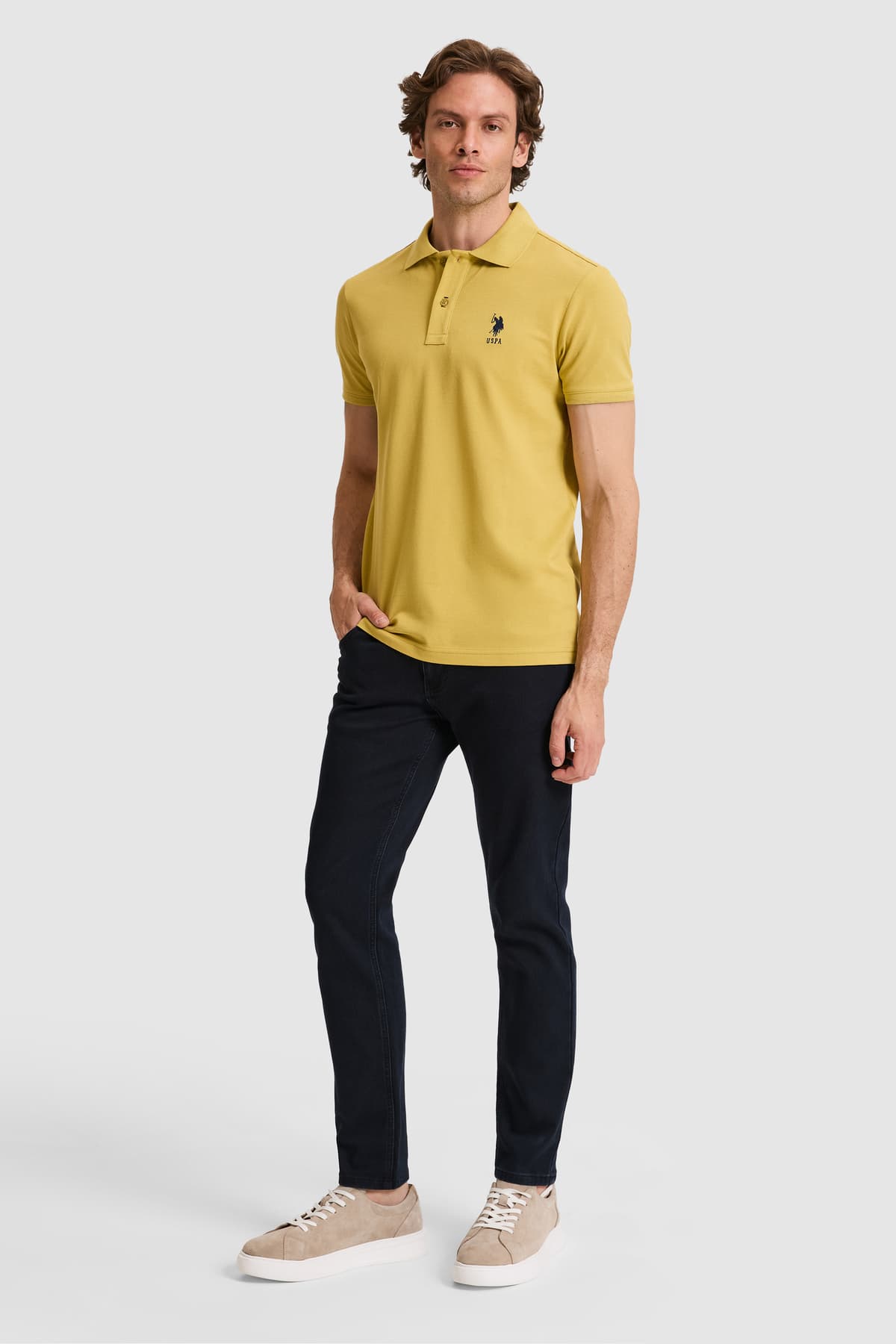 تیشرت مردانه U.S. Polo Assn. یقه پولو فیت اسلیم سبز مدل 50326920-VR235 تیشرت مردانه U.S. Polo Assn. یقه پولو فیت اسلیم سبز مدل 50326920-VR235