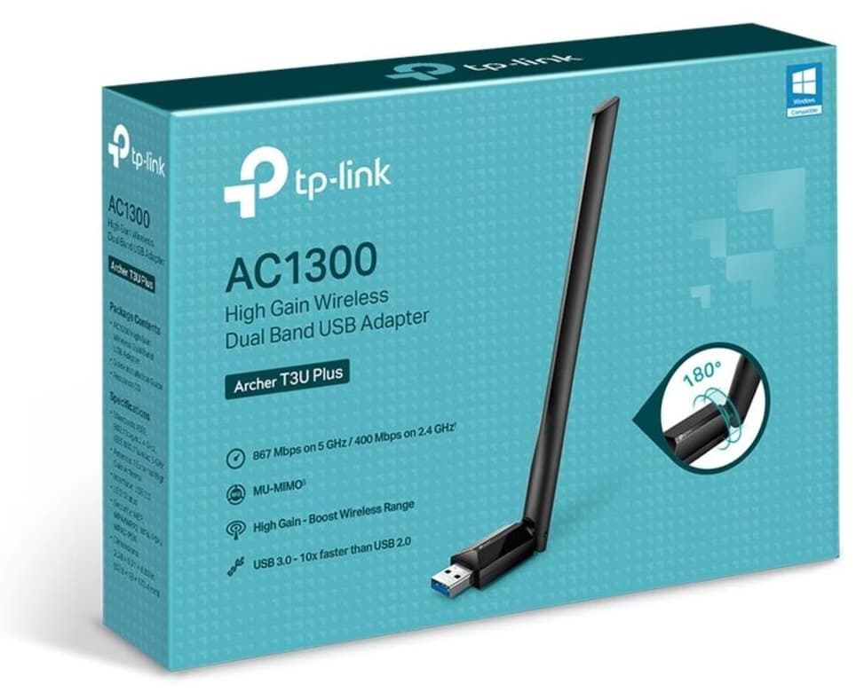آداپتور USB Tp-Link مدل Archer T3U PLUS AC1300 آداپتور USB Tp-Link مدل Archer T3U PLUS AC1300