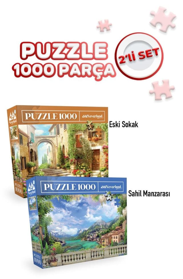پازل Neverland 1000 تکه 2 عددی با طرح خیابان قدیمی و منظره ساحل پازل Neverland 1000 تکه 2 عددی با طرح خیابان قدیمی و منظره ساحل