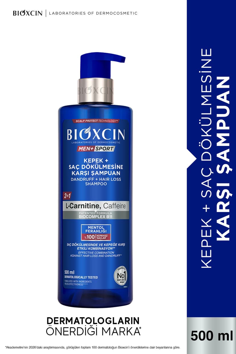شامپو مردانه Bioxcin Sport ضد شوره و ریزش مو برای موهای چرب 500 ml شامپو مردانه Bioxcin Sport ضد شوره و ریزش مو برای موهای چرب 500 ml
