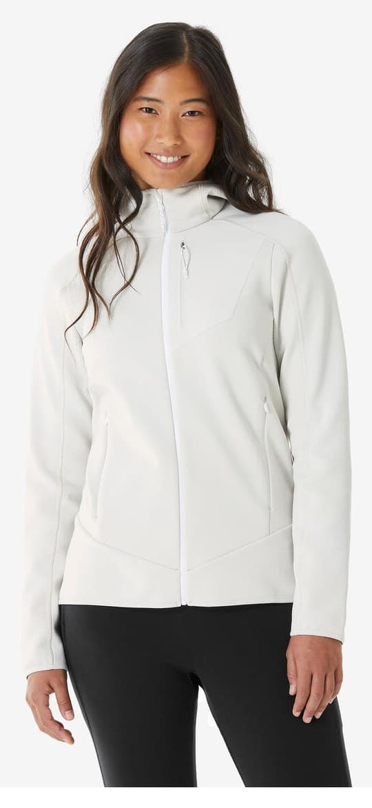 ژاکت پولار زنانه Decathlon Quechua اوتدور سفید مدل MH500 ژاکت پولار زنانه Decathlon Quechua اوتدور سفید مدل MH500