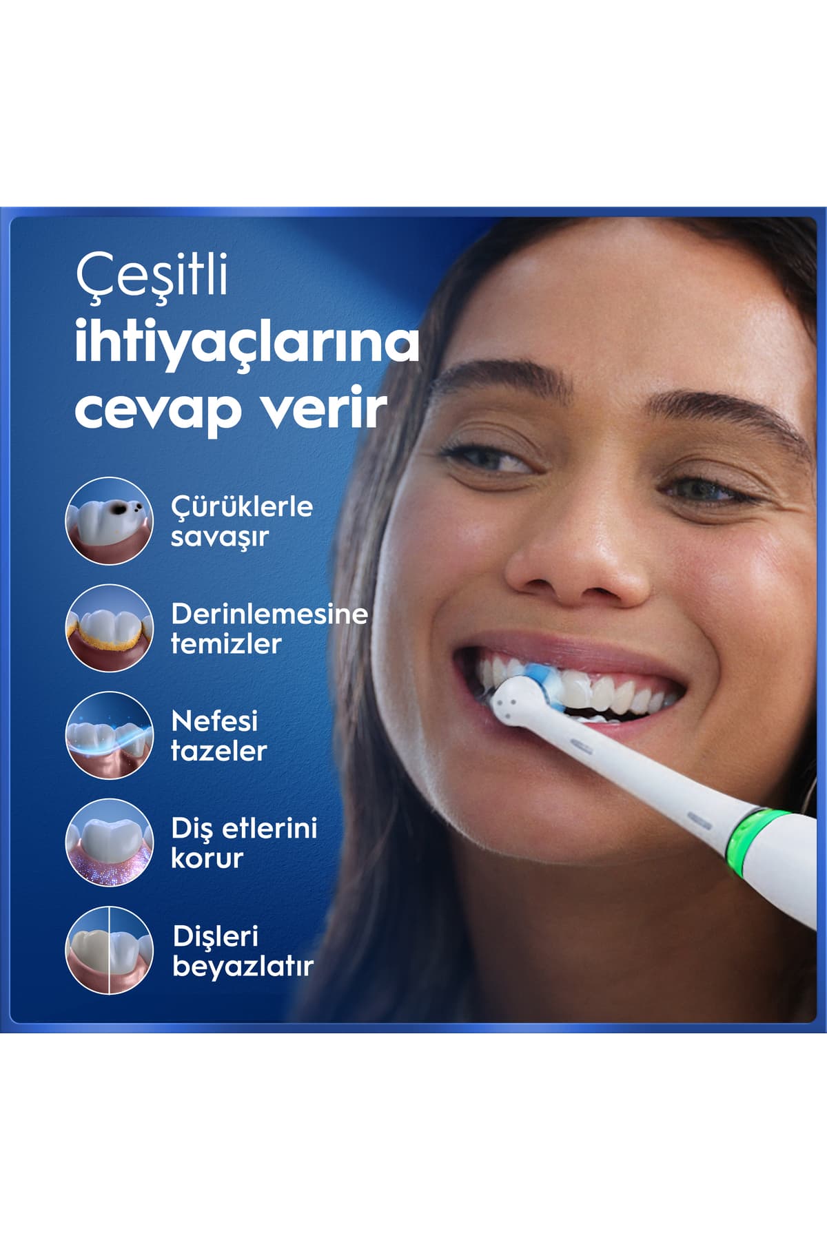 مسواک برقی شارژی Oral-B با 1 سری، باتری بادوام و کیف مسافرتی مدل iO5 مسواک برقی شارژی Oral-B با 1 سری، باتری بادوام و کیف مسافرتی مدل iO5