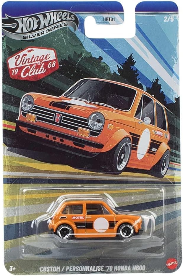 ماشین Hot Wheels سری ویژه VİNTAGE PERSONNALISE 70 HONDA N600 مدل JKY27 - HRT81 ماشین Hot Wheels سری ویژه VİNTAGE PERSONNALISE 70 HONDA N600 مدل JKY27 - HRT81