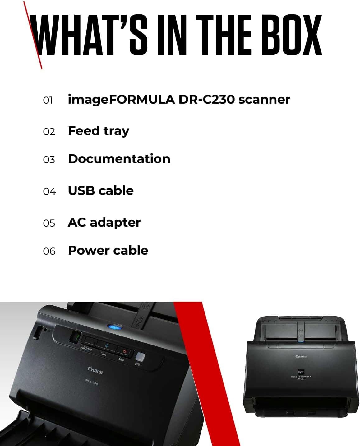 اسکنر اسناد Canon imageFORMULA با تغذیه دوطرفه، 600 DPI، اسکن رنگی و نرمافزار CaptureOnTouch و CapturePerfect، مشکی، مدل 2646C003 اسکنر اسناد Canon imageFORMULA با تغذیه دوطرفه، 600 DPI، اسکن رنگی و نرمافزار CaptureOnTouch و CapturePerfect، مشکی، مدل 2646C003