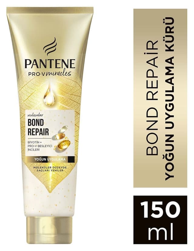 درمان فشرده مو Pantene PRO-V MIRACLES ترمیم پیوندهای مولکولی با مروارید مغذی Pro-V 150ML درمان فشرده مو Pantene PRO-V MIRACLES ترمیم پیوندهای مولکولی با مروارید مغذی Pro-V 150ML