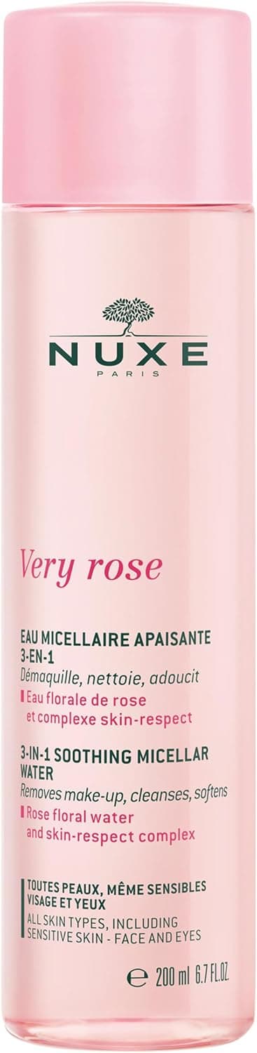 محلول میسلار آرامبخش 3 In 1 Nuxe Very Rose حجم 200ml محلول میسلار آرامبخش 3 In 1 Nuxe Very Rose حجم 200ml