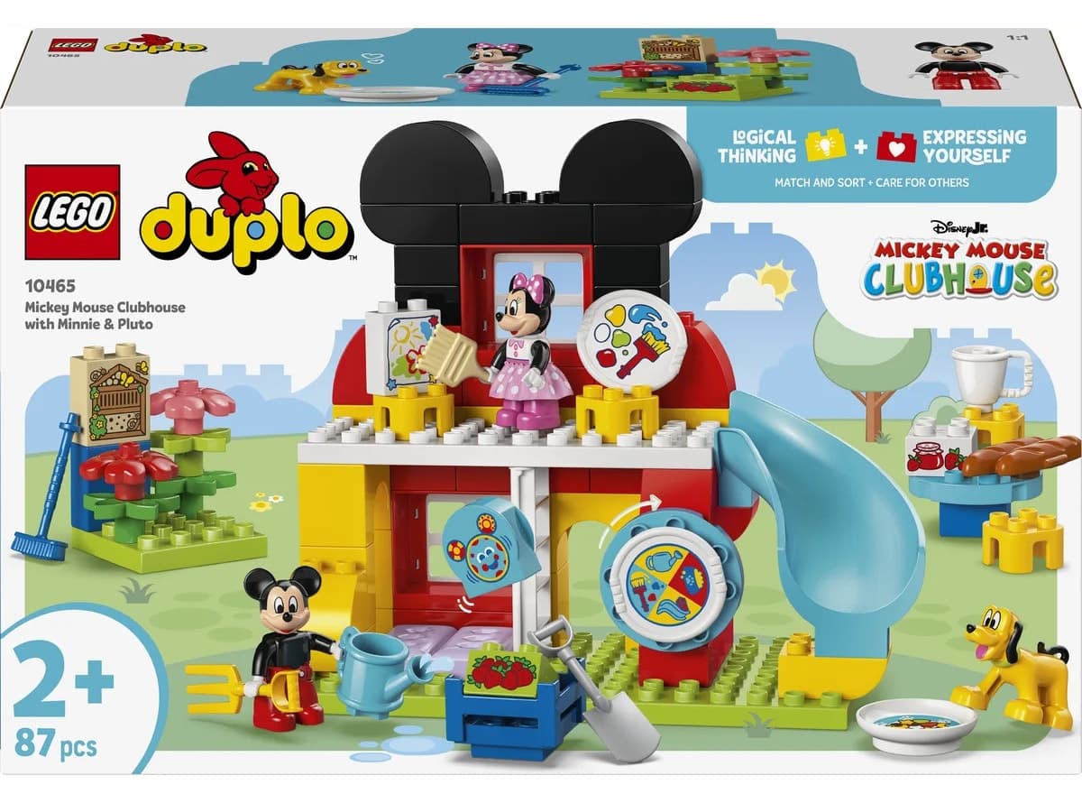 لگو DUPLO خانه کلوپ Minnie Pluto Mickey مدل 10465 87 قطعه لگو DUPLO خانه کلوپ Minnie Pluto Mickey مدل 10465 87 قطعه