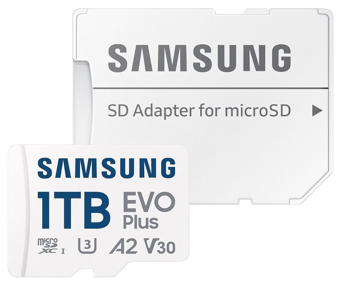 کارت حافظه microSD Samsung Evo Plus 1TB سفید 160MB/s مدل MB-MC1T0SA/APC کارت حافظه microSD Samsung Evo Plus 1TB سفید 160MB/s مدل MB-MC1T0SA/APC