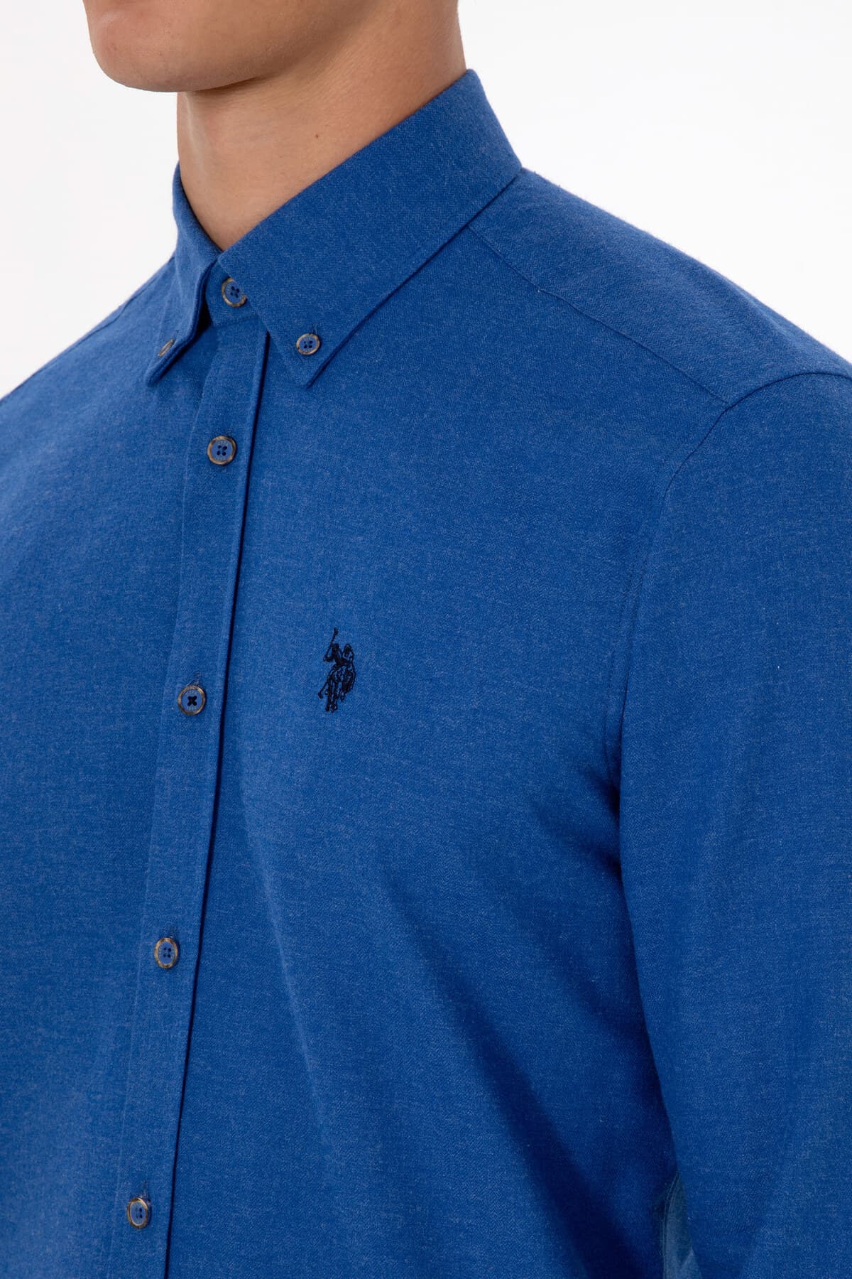 پیراهن مردانه U.S. Polo Assn. آبی آستین بلند بیسیک مدل 50316721-VR212 پیراهن مردانه U.S. Polo Assn. آبی آستین بلند بیسیک مدل 50316721-VR212