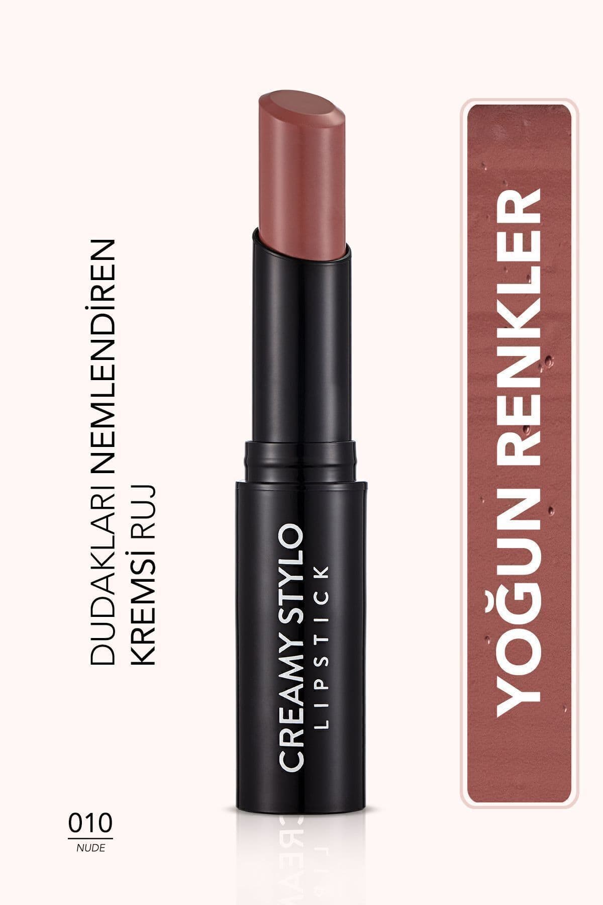 رژ لب استیکی نیمهبراق Flormar کرمی مدل 010 Nude رژ لب استیکی نیمهبراق Flormar کرمی مدل 010 Nude