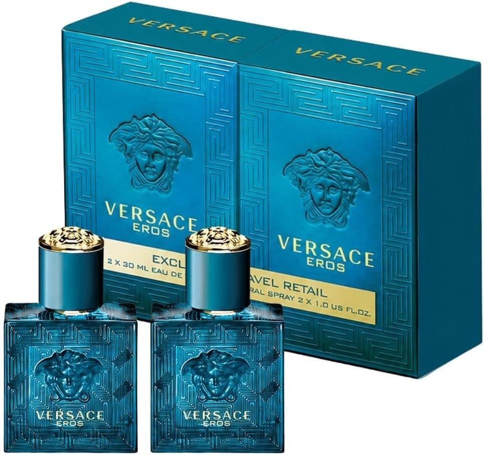 ست ادکلن مردانه Versace ادو تویلت Eros Pour Homme 2×30ml ست ادکلن مردانه Versace ادو تویلت Eros Pour Homme 2×30ml