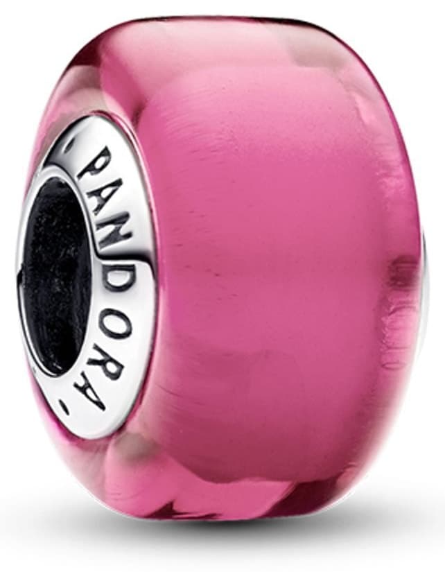 چارم Pandora شیشهای صورتی Mini Murano چارم Pandora شیشهای صورتی Mini Murano