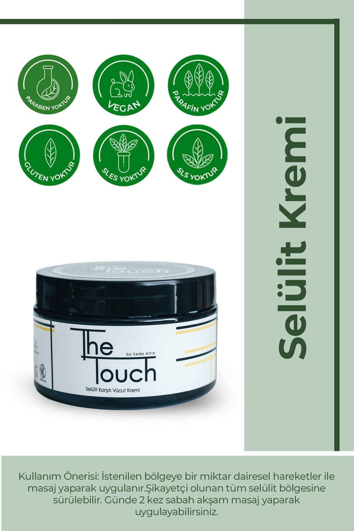 کرم سلولیت The Touch By Seda Altın 250 ML کرم سلولیت The Touch By Seda Altın 250 ML