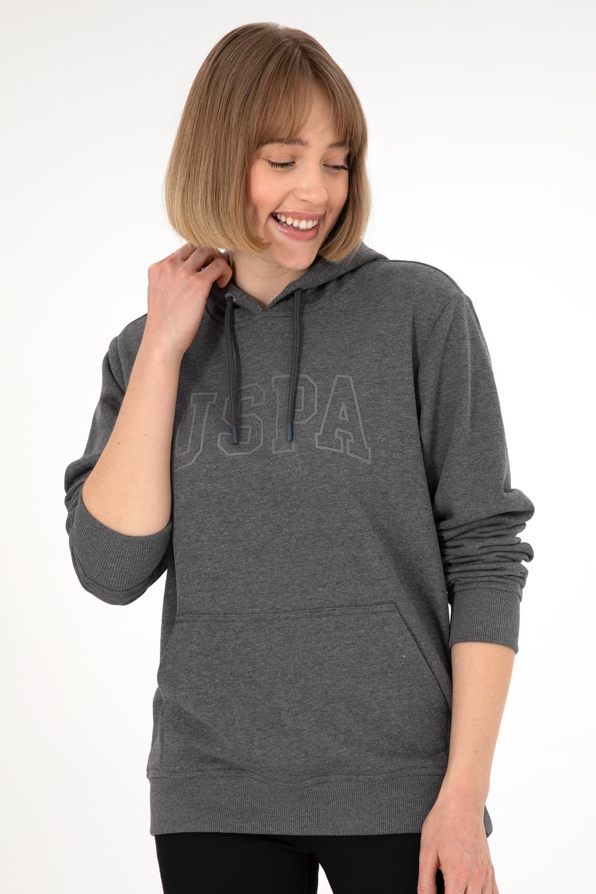 سویشرت مردانه U.S. Polo Assn. کلاهدار فیت معمولی آنتراسیت ملانژ مدل 50295175-VR081 سویشرت مردانه U.S. Polo Assn. کلاهدار فیت معمولی آنتراسیت ملانژ مدل 50295175-VR081