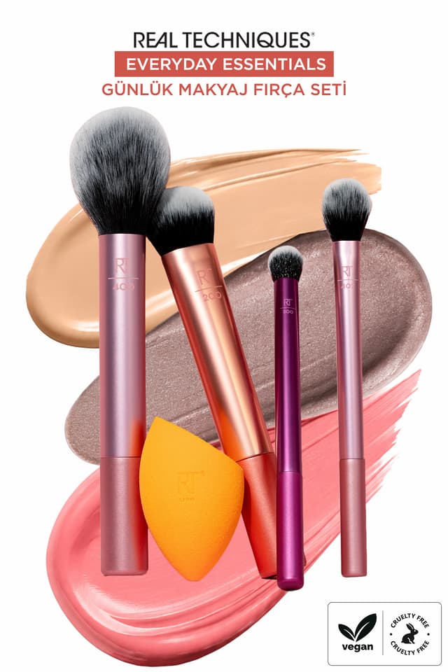 ست براش آرایشی Real Techniques Everyday Essentials ست براش آرایشی Real Techniques Everyday Essentials