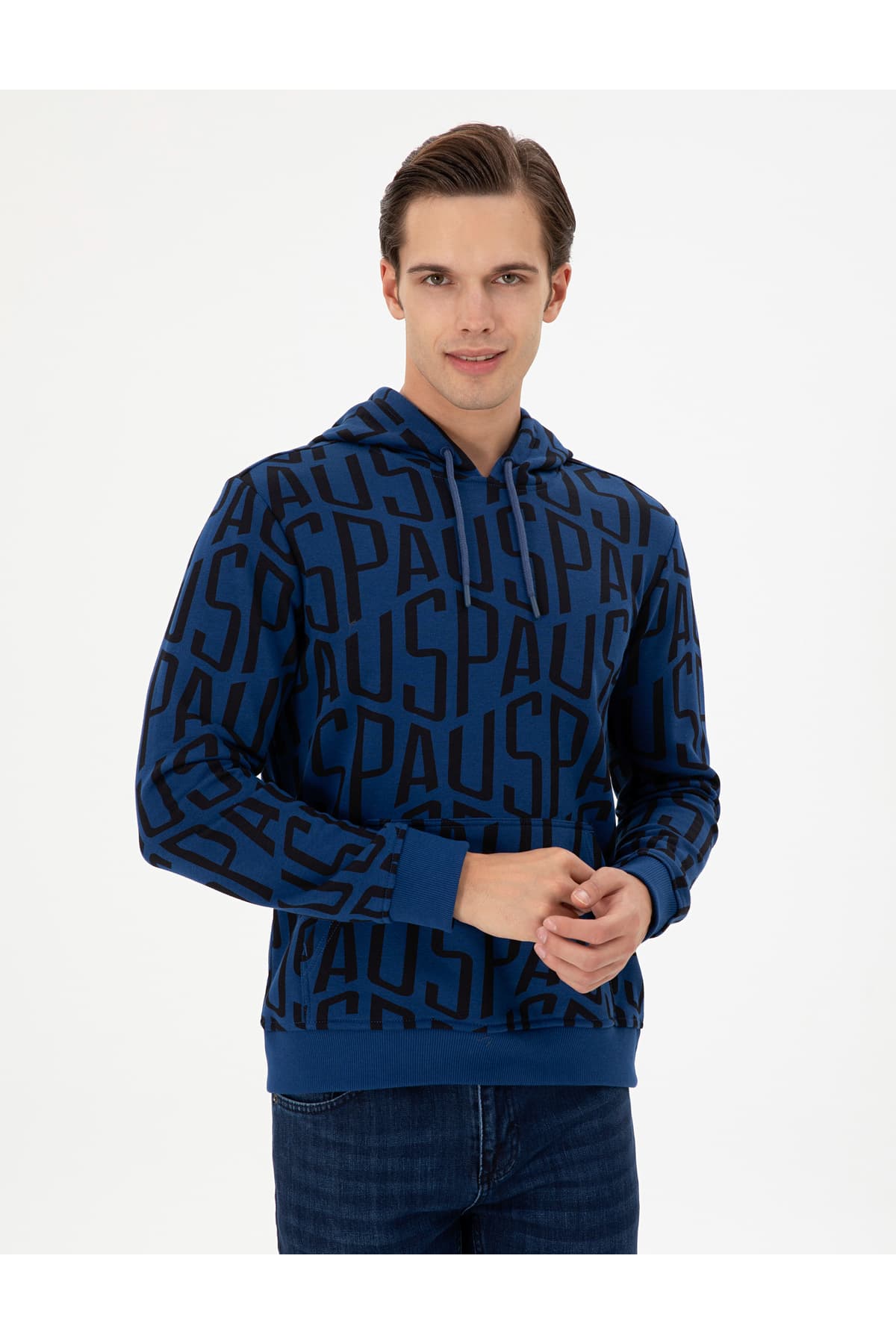 سویشرت مردانه U.S. Polo Assn. رنگ نیلی مدل 50293445-VR028 سویشرت مردانه U.S. Polo Assn. رنگ نیلی مدل 50293445-VR028