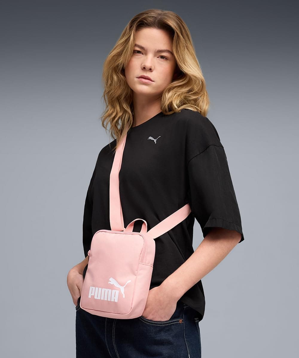 کیف دوشی قابلحمل بزرگسالان یونیسکس PUMA Phase صورتی سایز استاندارد مدل 57-091173-3 کیف دوشی قابلحمل بزرگسالان یونیسکس PUMA Phase صورتی سایز استاندارد مدل 57-091173-3