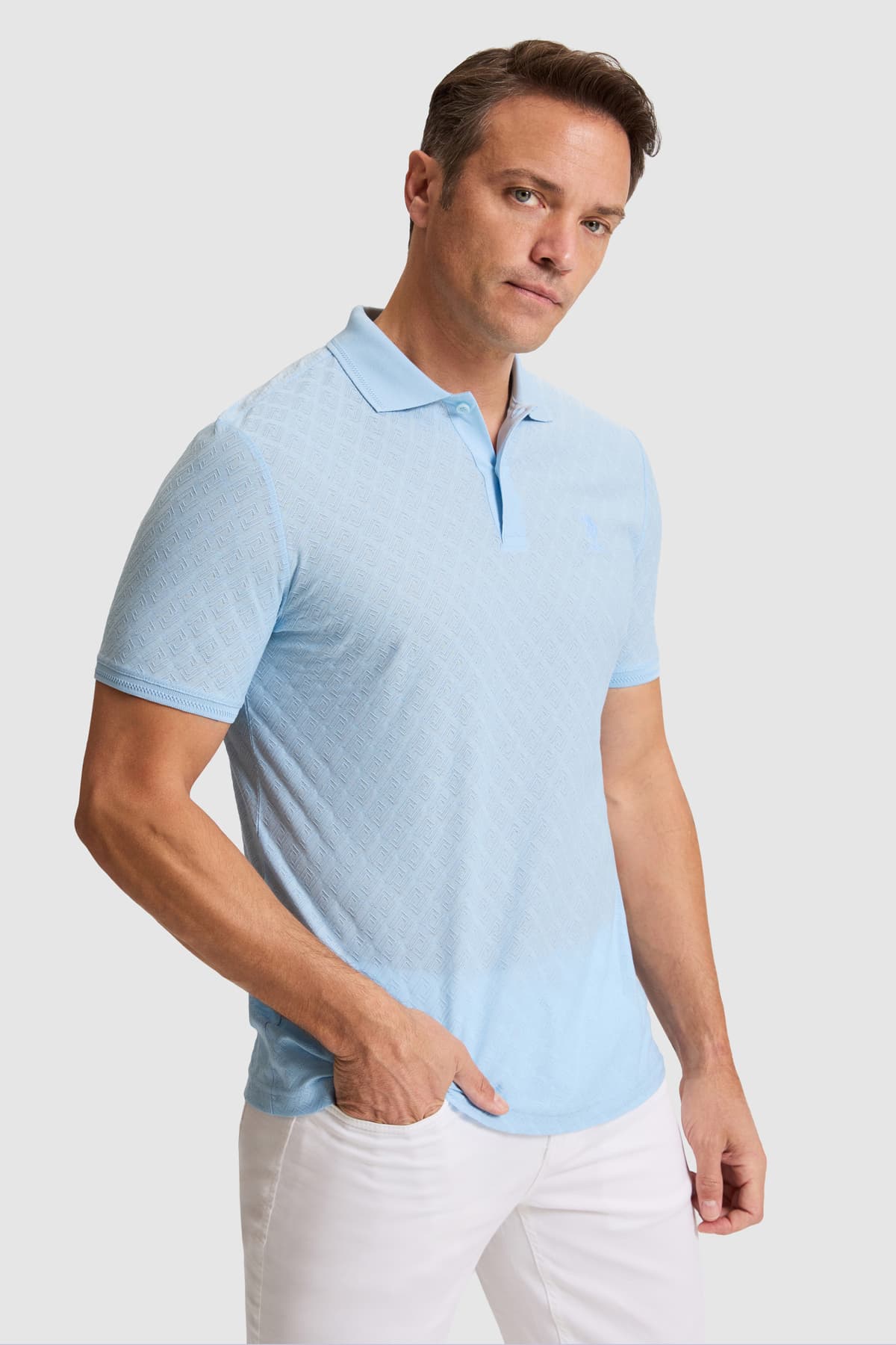 تیشرت مردانه U.S. Polo Assn. آبی فیت معمولی یقه پولو مدل 50322563-VR036 تیشرت مردانه U.S. Polo Assn. آبی فیت معمولی یقه پولو مدل 50322563-VR036