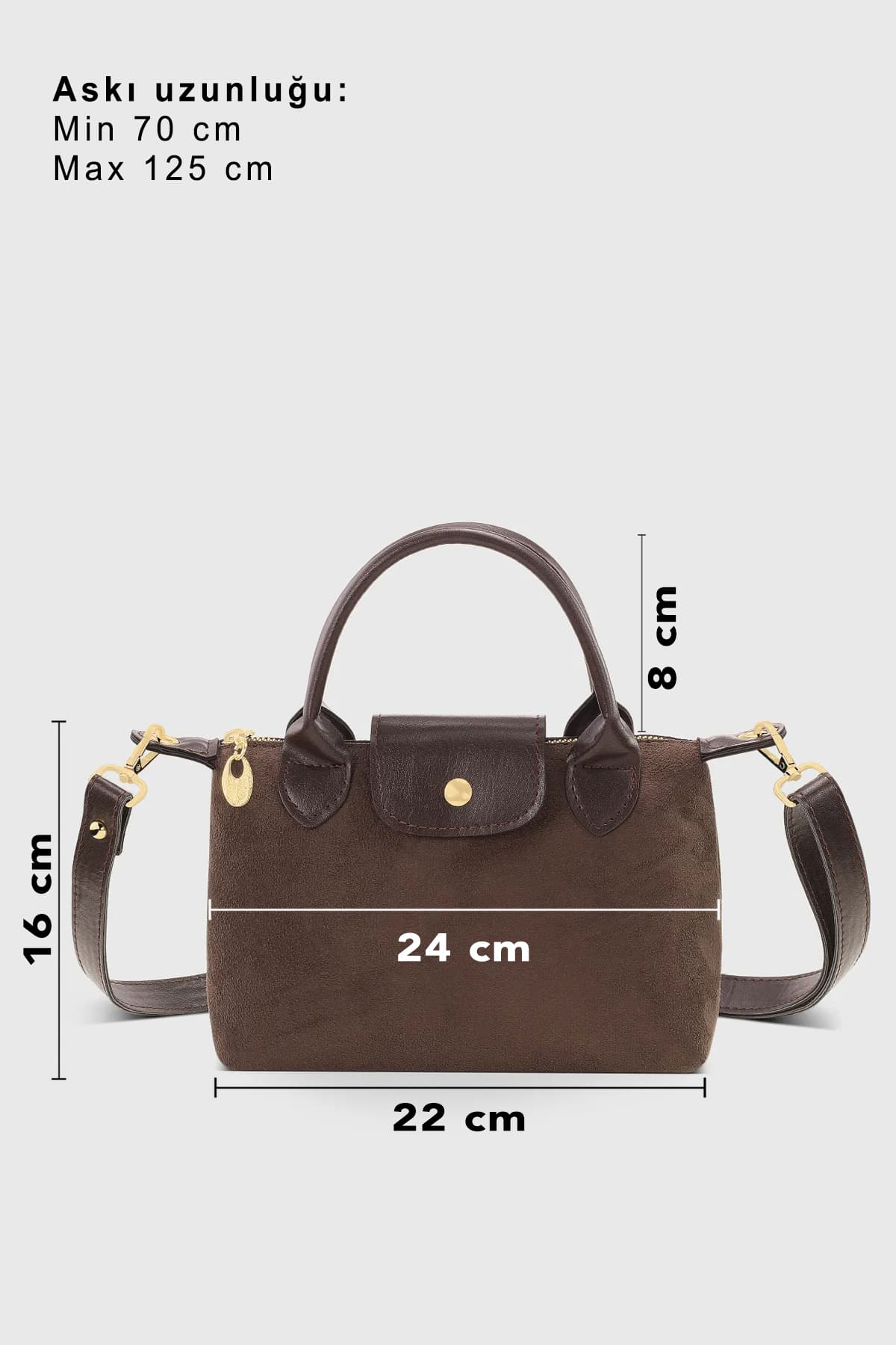 کیف دوشی زنانه Housebags قهوهای سوئد چرم PU چندکاره کیف دوشی زنانه Housebags قهوهای سوئد چرم PU چندکاره