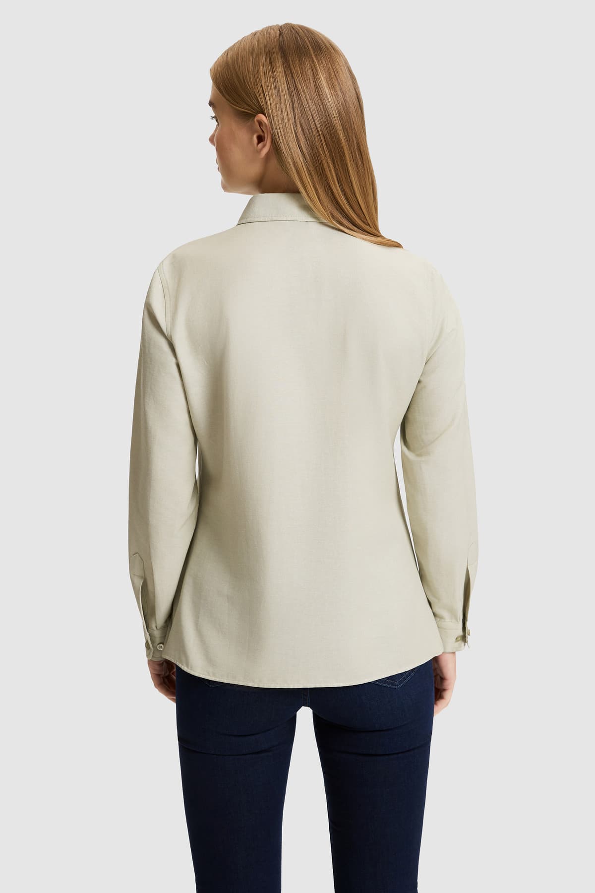 پیراهن زنانه U.S. Polo Assn. خاکی روشن آستینبلند ساده مدل 50324791-VR183 پیراهن زنانه U.S. Polo Assn. خاکی روشن آستینبلند ساده مدل 50324791-VR183