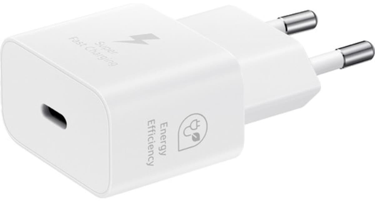 آداپتور شارژ سریع 25W Type-C سفید Samsung مدل EP-T2510N آداپتور شارژ سریع 25W Type-C سفید Samsung مدل EP-T2510N