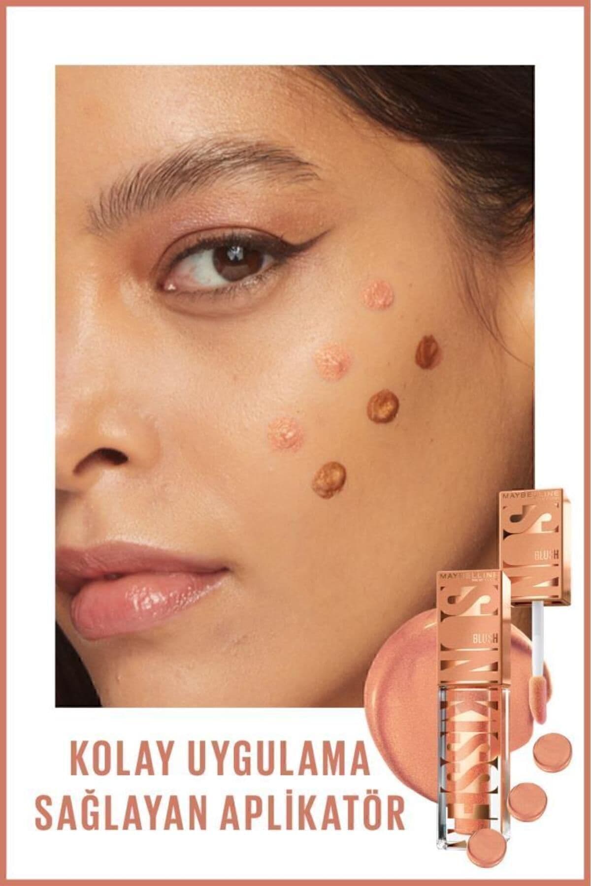 رژگونه مایع Maybelline New York Sunkisser مدل 02 Uptown Glow رژگونه مایع Maybelline New York Sunkisser مدل 02 Uptown Glow