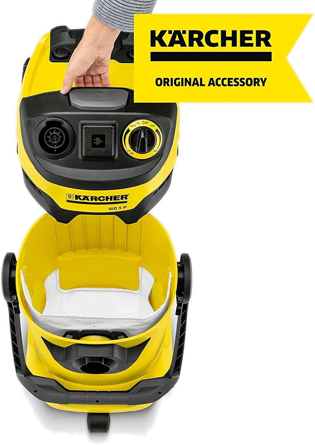 کیسه فیلتر جاروبرقی KÄRCHER 4-Pack سه لایه ضدپارگی سفید مدل KFI 487 کیسه فیلتر جاروبرقی KÄRCHER 4-Pack سه لایه ضدپارگی سفید مدل KFI 487