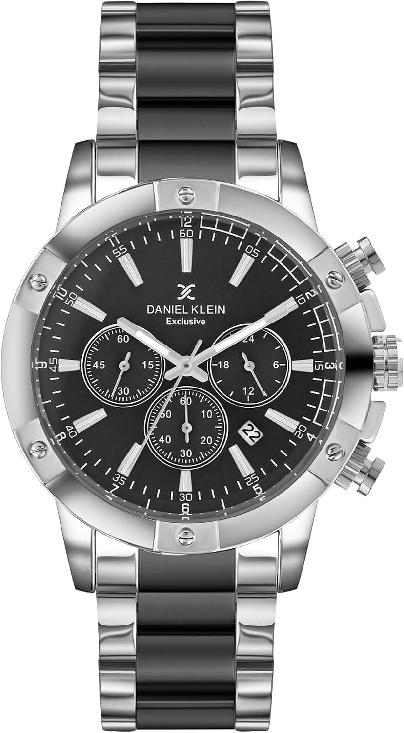 ساعت مچی مردانه Daniel Klein آنالوگ صفحه مشکی مدل DK.1.14095-4 ساعت مچی مردانه Daniel Klein آنالوگ صفحه مشکی مدل DK.1.14095-4