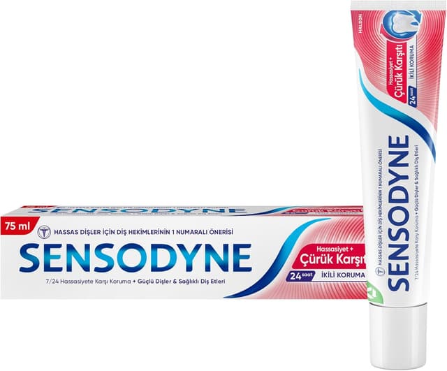 خمیردندان Sensodyne محافظت در برابر حساسیت و پوسیدگی 75ml خمیردندان Sensodyne محافظت در برابر حساسیت و پوسیدگی 75ml