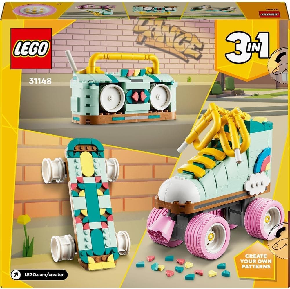 لگو Creator 3in1 اسکیت غلتکی رترو مدل 31148 لگو Creator 3in1 اسکیت غلتکی رترو مدل 31148