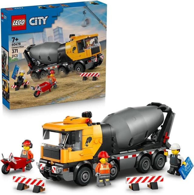 لگو City مدل Cement Mixer 60478 لگو City مدل Cement Mixer 60478