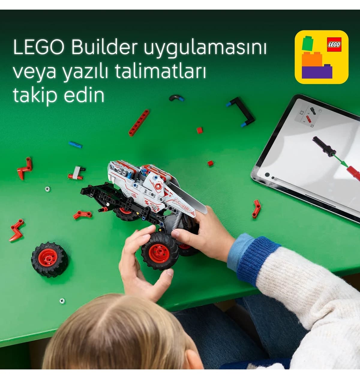 لگو Technic Monster Jam ThunderROARus پولبک مدل 42200 با 232 قطعه لگو Technic Monster Jam ThunderROARus پولبک مدل 42200 با 232 قطعه