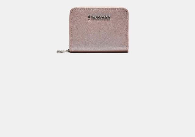 کیف پول زنانه Stradivarius پولکدار با زیپ کیف پول زنانه Stradivarius پولکدار با زیپ