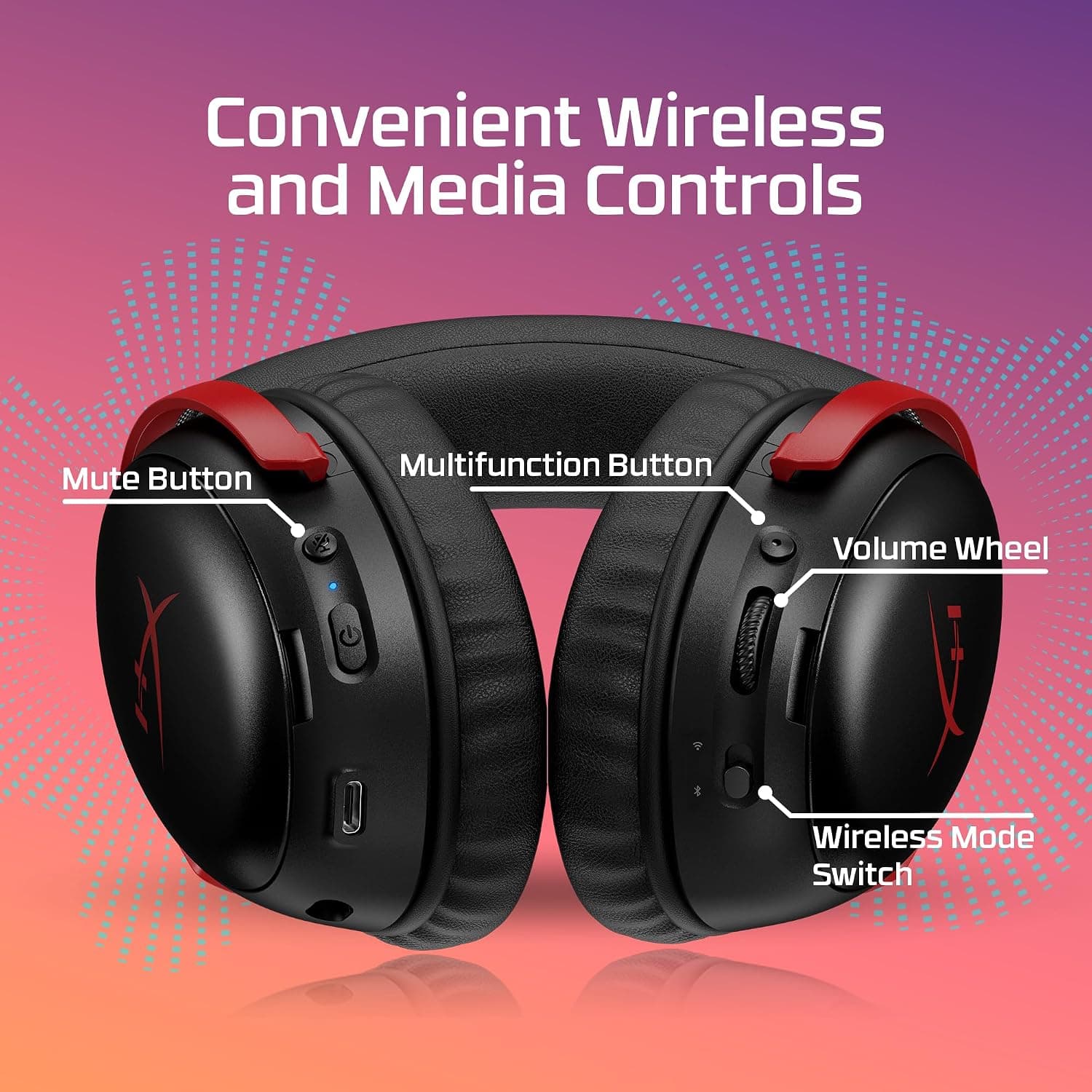 هدست گیمینگ بیسیم HyperX چندپلتفرمی مشکی-قرمز مدل Cloud III S هدست گیمینگ بیسیم HyperX چندپلتفرمی مشکی-قرمز مدل Cloud III S