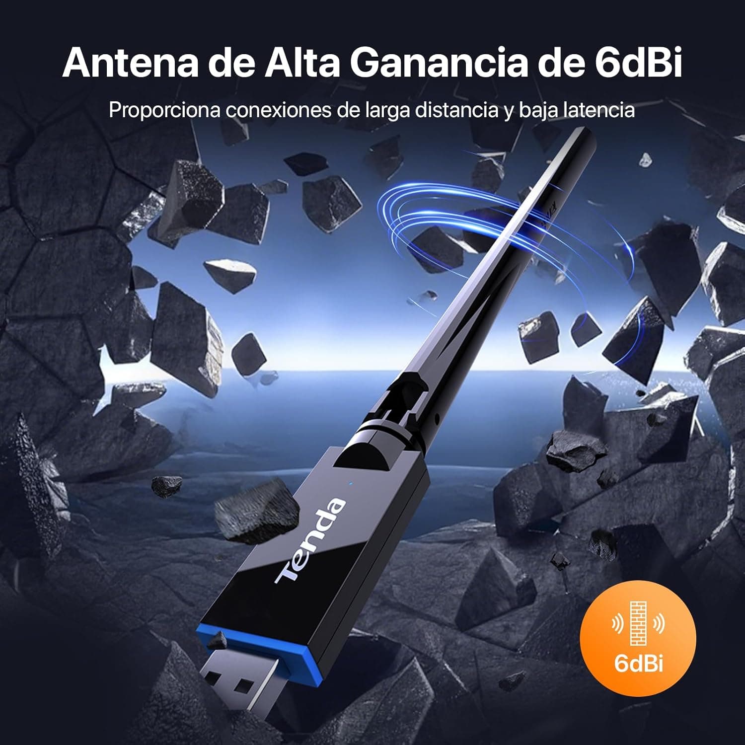 آداپتور USB شبکه بیسیم کامپیوتر Tenda دو بانده AX900 WiFi 6 با آنتن خارجی 6dBi مدل U11 Pro آداپتور USB شبکه بیسیم کامپیوتر Tenda دو بانده AX900 WiFi 6 با آنتن خارجی 6dBi مدل U11 Pro
