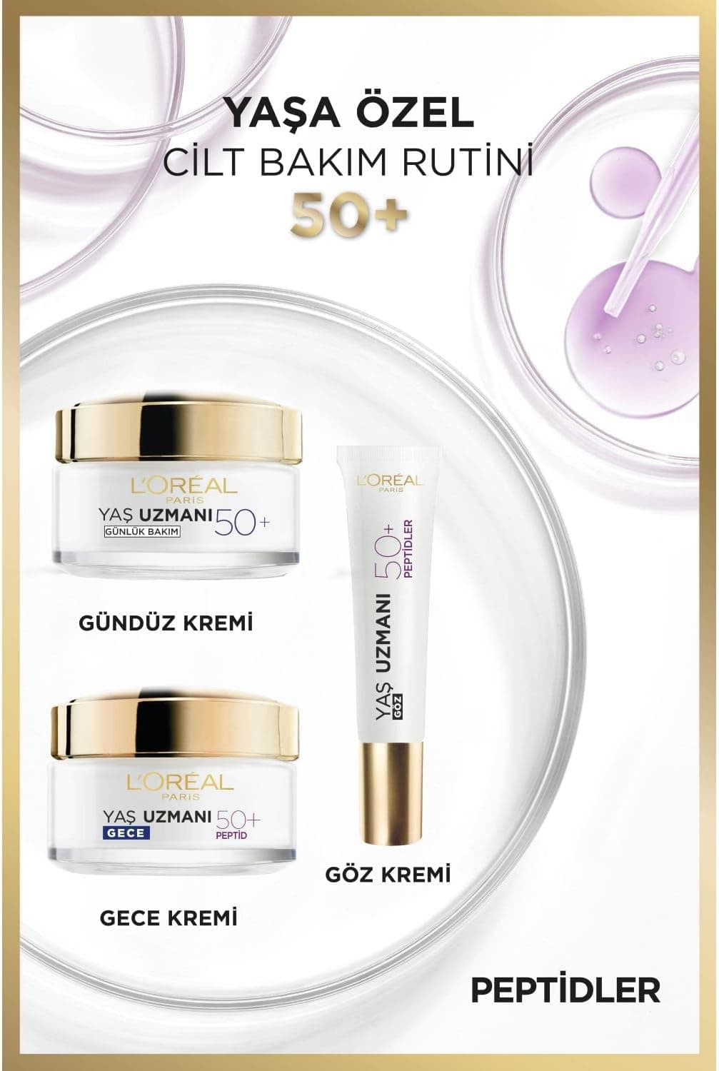 کرم دور چشم 50+ L'Oreal Paris ضدچروک و احیاکننده کرم دور چشم 50+ L'Oreal Paris ضدچروک و احیاکننده