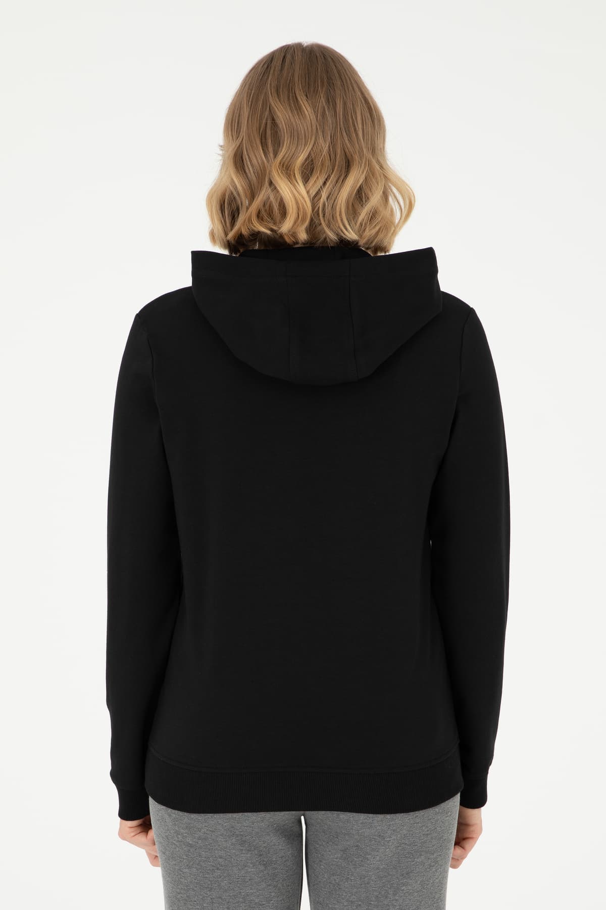 سویشرت زنانه U.S. Polo Assn. کلاهدار مشکی مدل 50296947-VR046 سویشرت زنانه U.S. Polo Assn. کلاهدار مشکی مدل 50296947-VR046