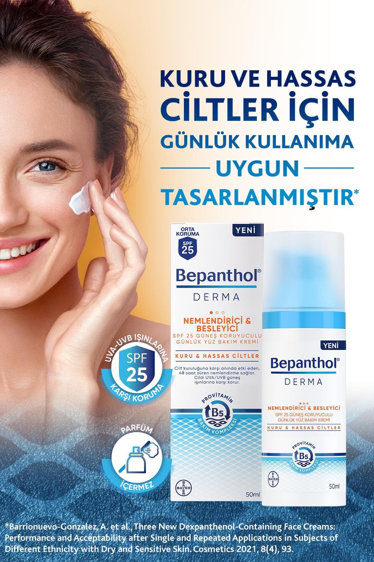 کرم مرطوبکننده روزانه صورت Bepanthol SPF25 50ml و ژل پاککننده صورت 200ml با کیف مخملی کرم مرطوبکننده روزانه صورت Bepanthol SPF25 50ml و ژل پاککننده صورت 200ml با کیف مخملی