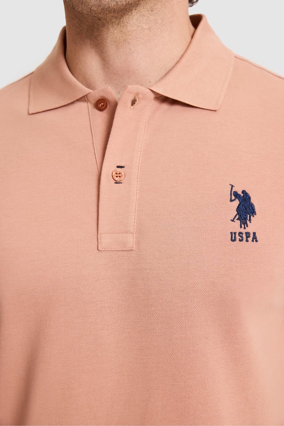 تیشرت یقه پولو مردانه U.S. Polo Assn. اسلیم فیت بیسیک پودری مدل 50326920-VR042 تیشرت یقه پولو مردانه U.S. Polo Assn. اسلیم فیت بیسیک پودری مدل 50326920-VR042