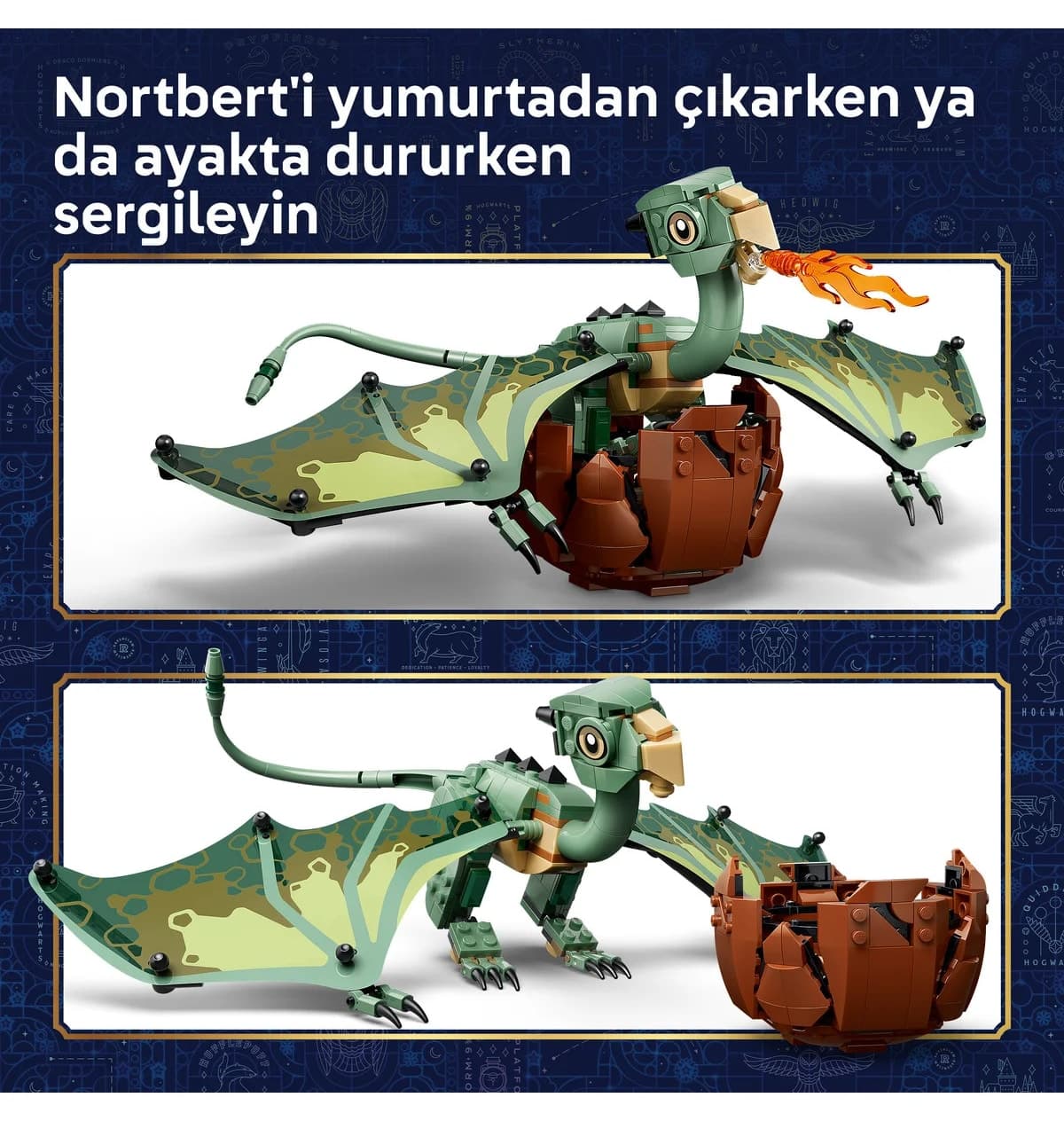 لگو Harry Potter نوربرت بچه اژدهای Hagrid مدل 76477 لگو Harry Potter نوربرت بچه اژدهای Hagrid مدل 76477