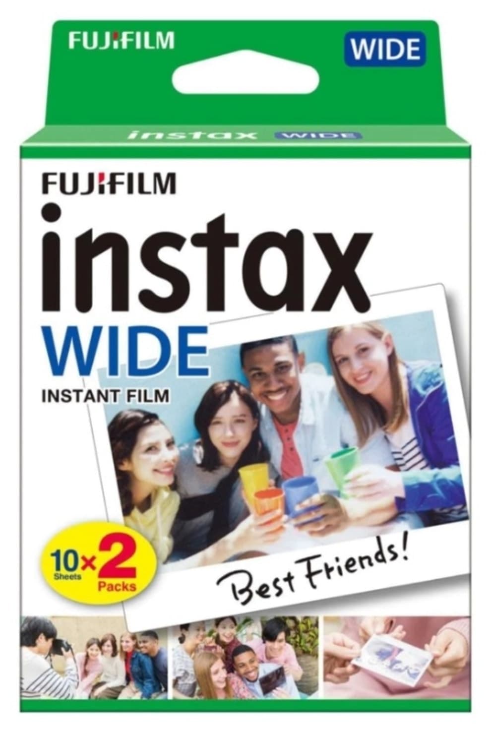 فیلم Fujifilm Instax Wide بسته 20 تایی 108x86 mm سفید فیلم Fujifilm Instax Wide بسته 20 تایی 108x86 mm سفید