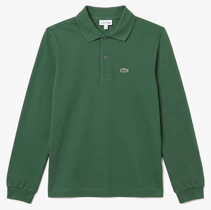 پولوشرت پسرانه آستین بلند سبز Lacoste پولوشرت پسرانه آستین بلند سبز Lacoste