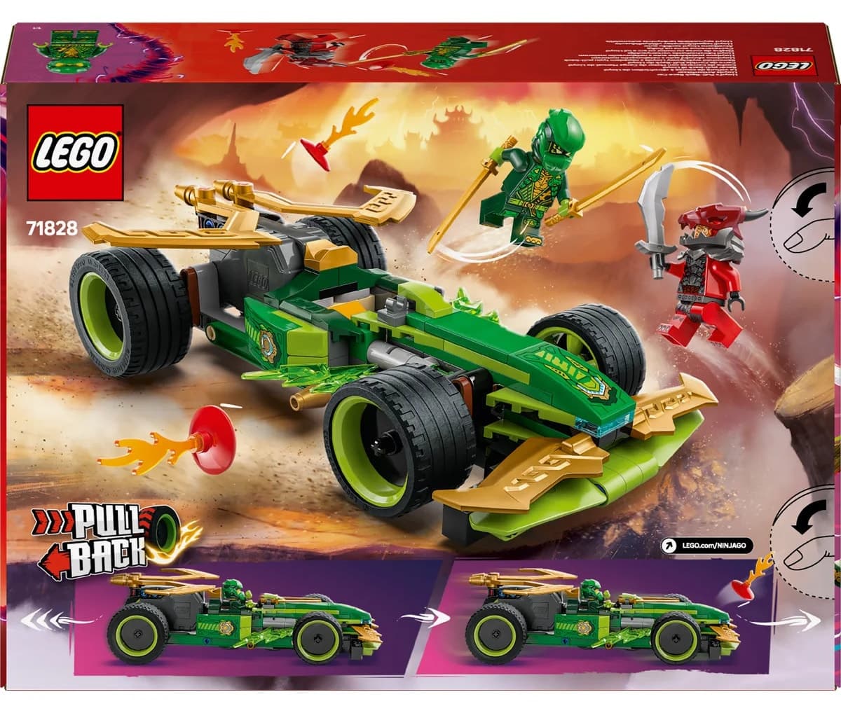 لگو NINJAGO ماشین مسابقهای Lloyd کشویی مدل 71828 لگو NINJAGO ماشین مسابقهای Lloyd کشویی مدل 71828